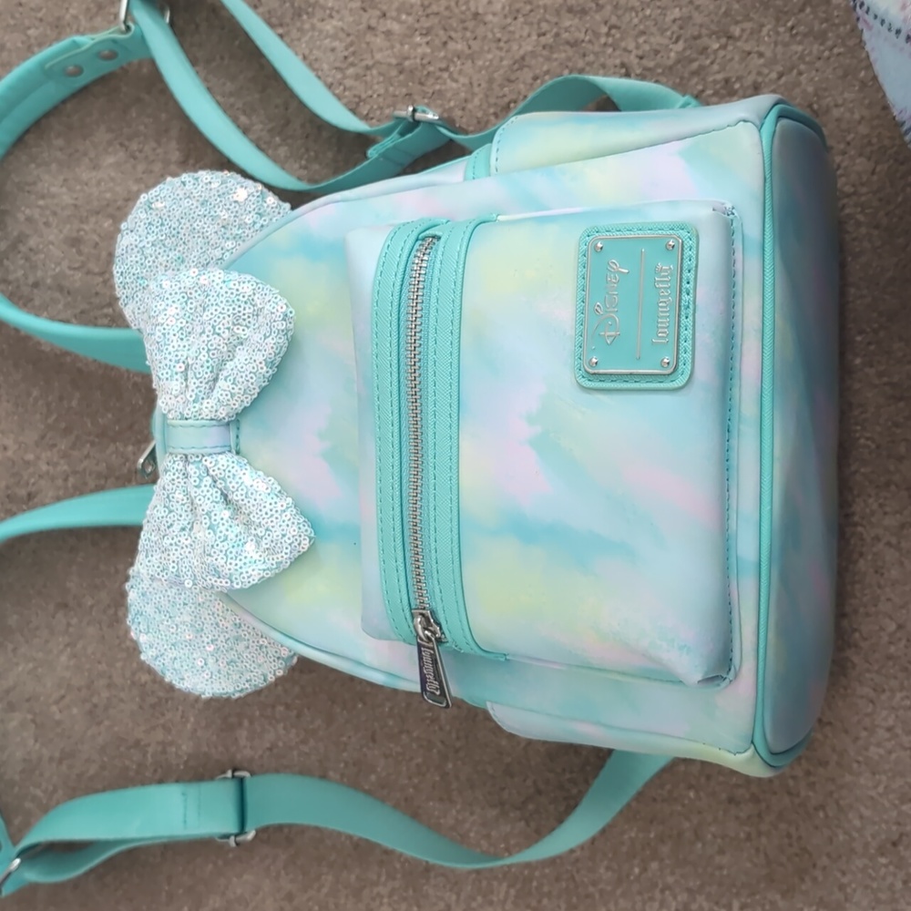 Loungefly Minnie Mouse Sequin Watercolor Bag